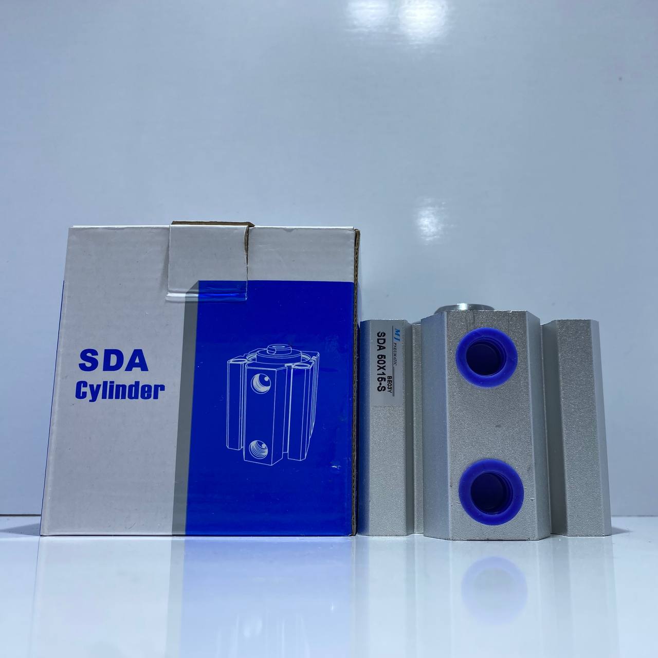 سیلندر پنوماتیک جک کامپکت 50X15-S MJ ساخت کشور چین 🇨🇳