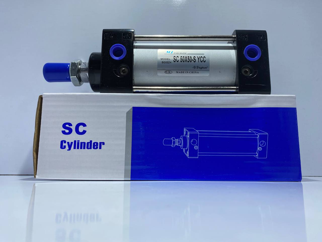 سیلندر پنوماتیک جک چهار میل  MJ  SC 50X50-S YCC ساخت کشور چین 🇨🇳